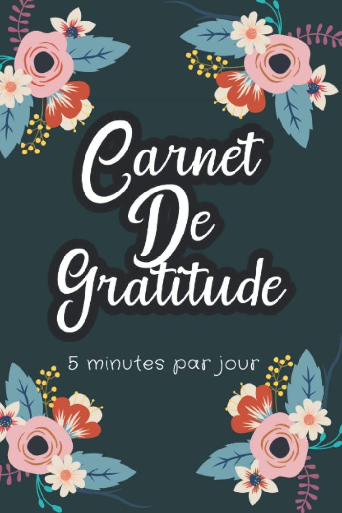 Carnet de gratitude à remplir